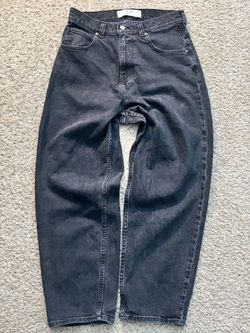 Hollister skater baggy jeans - black