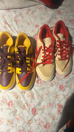 Strawberry waffles Nike dunks Arizona state Nike dunks