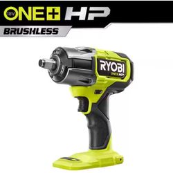 New 600 Ft Lb RYOBI ONE+ HP 18V Brushless 4-Mode 1/2 in Impact Wrench (Tool Only)