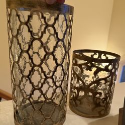 Glass Candle Hurricanes 
