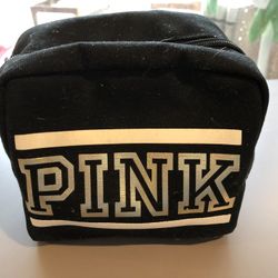 Black PINK Cosmetic Make Up Bag / Case