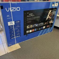 75 Tv Vizio Free Delivery $55 Down On Financing Six Month Warranty 75 Tv Vizio Smart 4k HDTV 