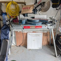 Miter Table Saw Bosch 10 inch with contractor stand