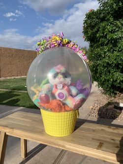 Easter Bunny Balloon Baskets