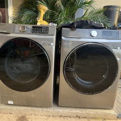 Samsung Smart Washer And Dryer With Steam Sanitizer 