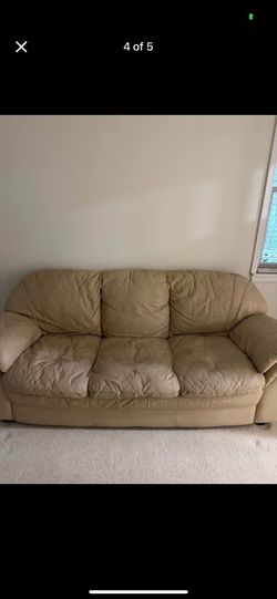Leather sofa