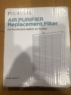 Purifier air purifier replacement filter HM637