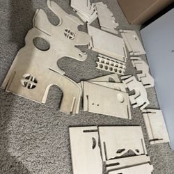 Wooden Castle Kids Toy
