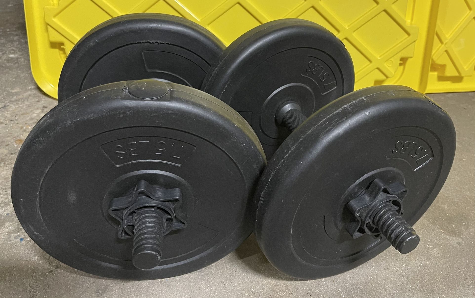 Adjustable Dumbbell Weights 30# Set