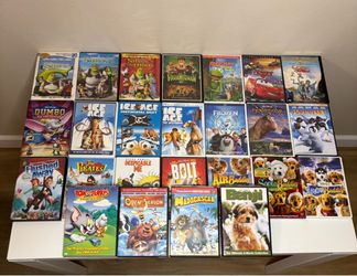 Lot of 25 Kids DVDs - Disney & DreamWorks