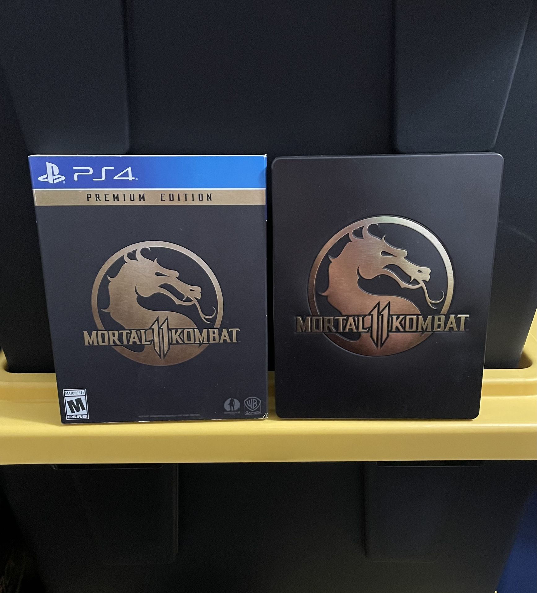 STEELBOOK Mortal Kombat 11 Premium Edition for Sony PlayStation 4 PS4 video game console system MK eleven