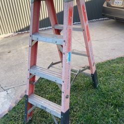 Excellent Condition Different Sizes A Frame, Fiberglass Ladders