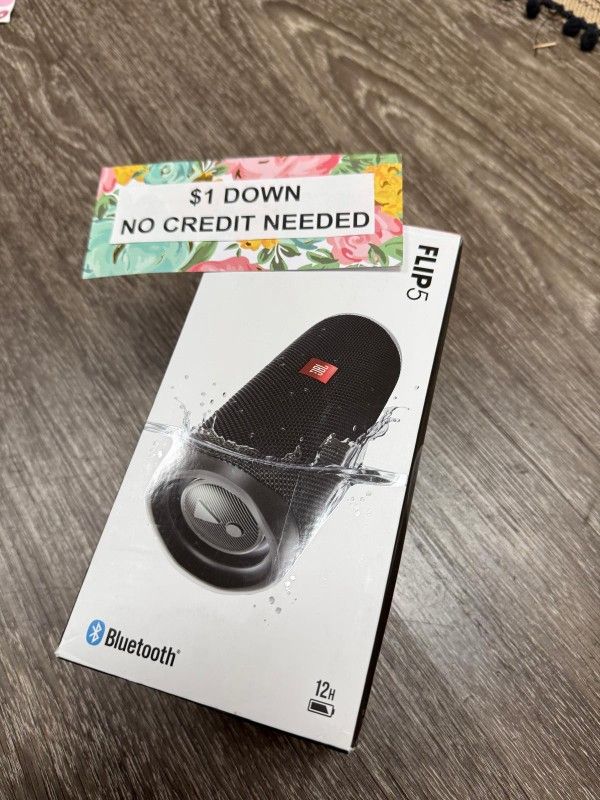 JBL Flip 5 Bluetooth Speaker New - Only $1 Today Pay The Rest Later! 