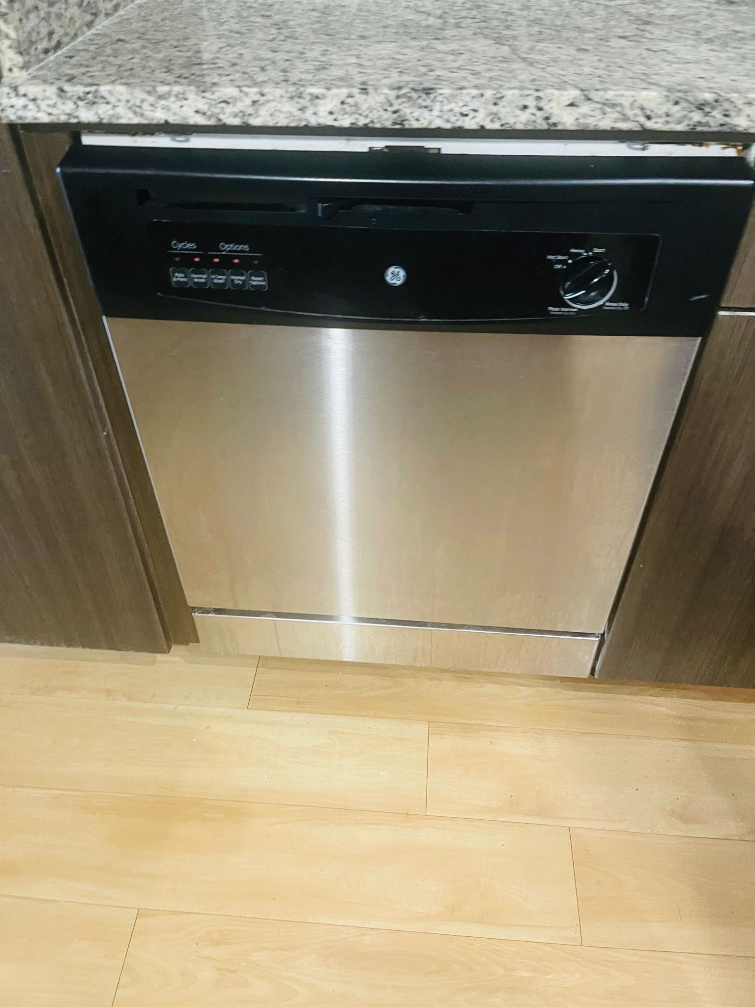 Ge stainless steel dishwasher