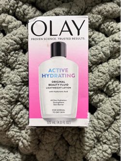 OLAY Active Hydrating Beauty Fluid Lotion Original 4 OZ
