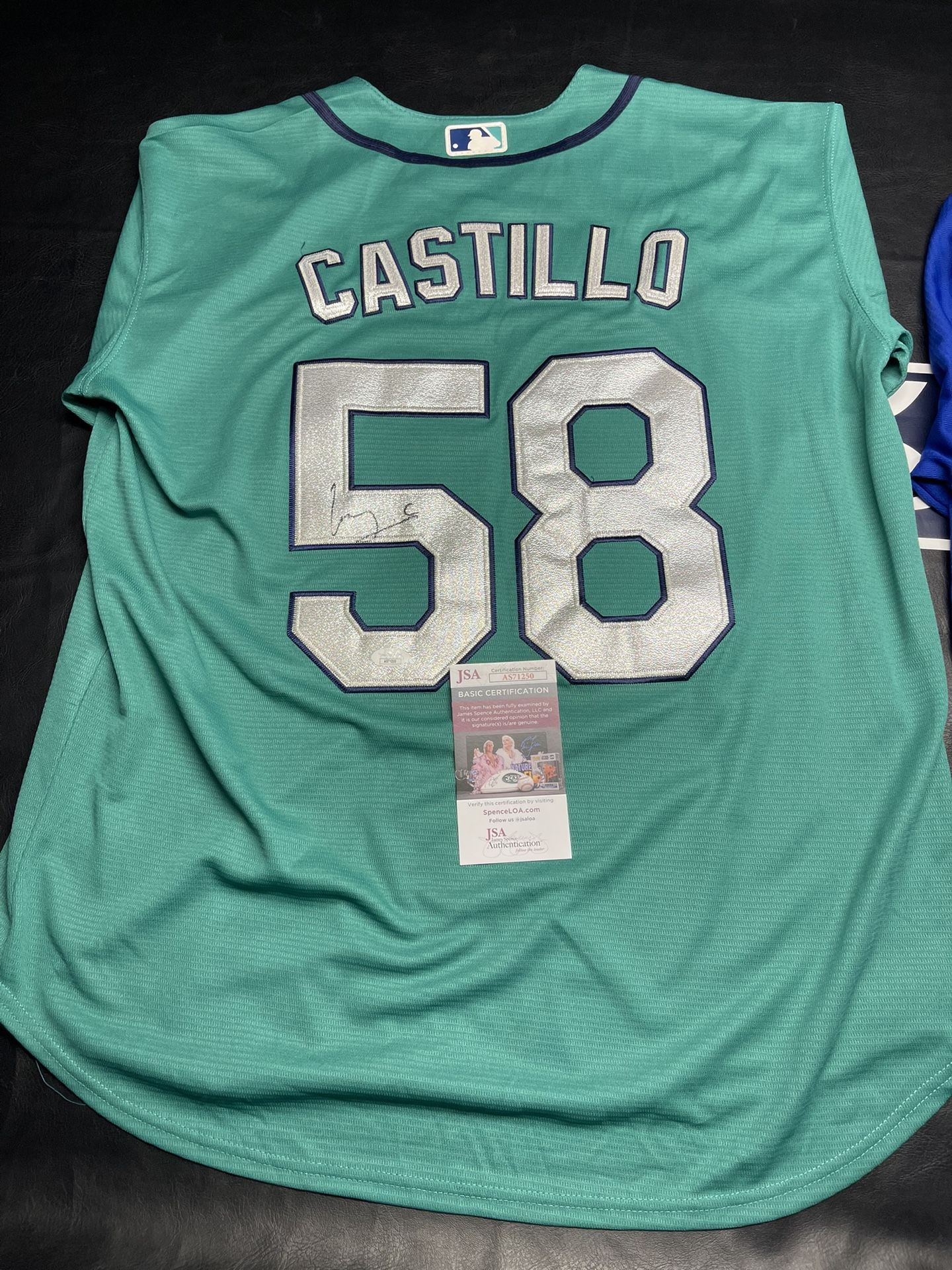 Luis Castillo Autographed Jersey