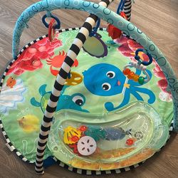 Baby Einstein Sea Floor Explorer 2 In 1 Water Mat Tummy Time Play Gym