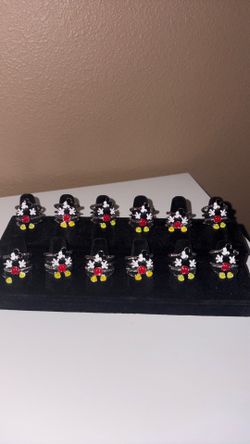 Disney Mickey rings one size NEW