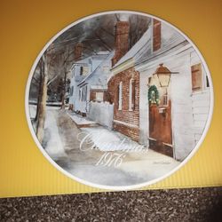 Christmas Plate 1976