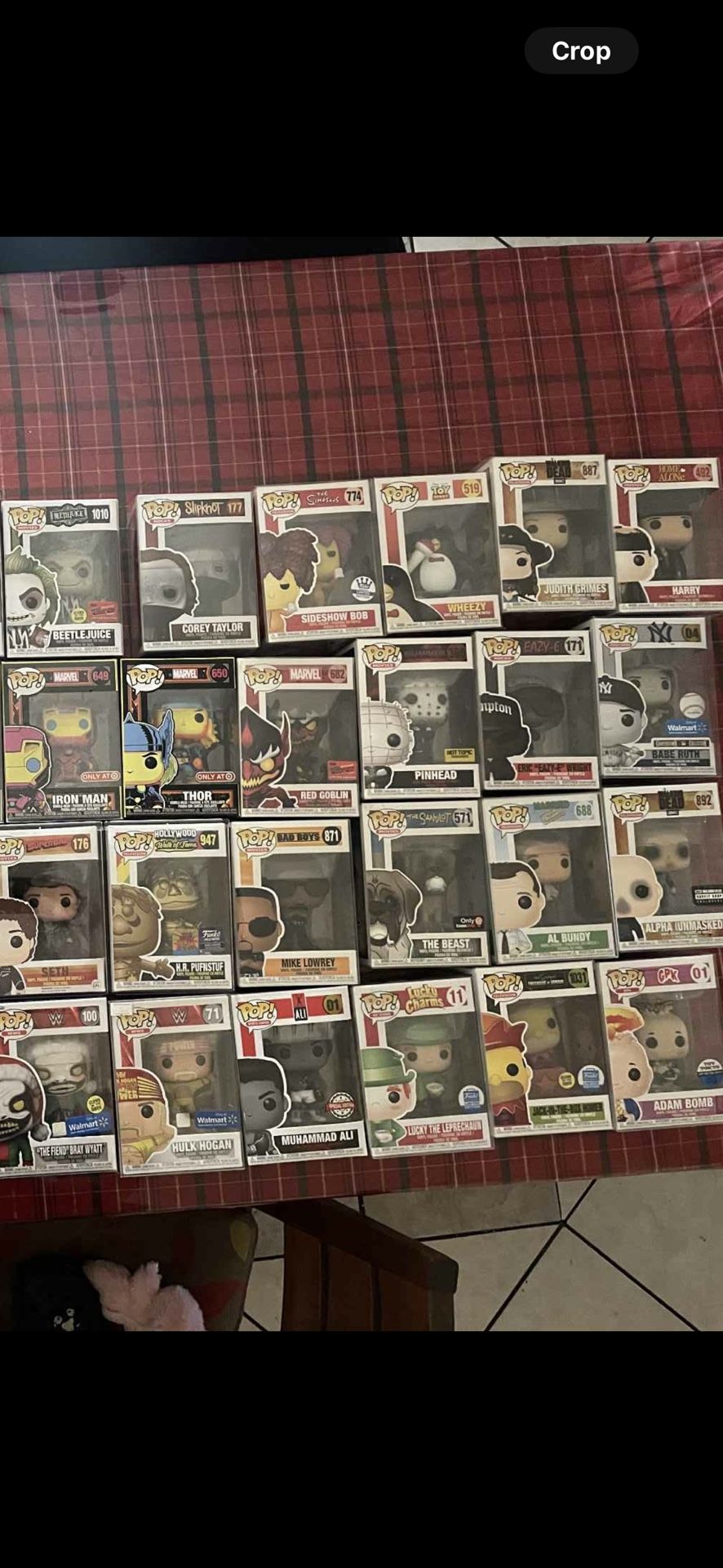 Lot Of Funko Pops