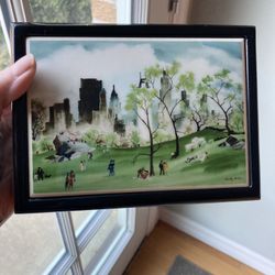 Black Lacquer Jewelry Music Box