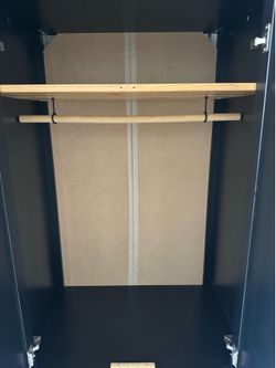 Brown closet