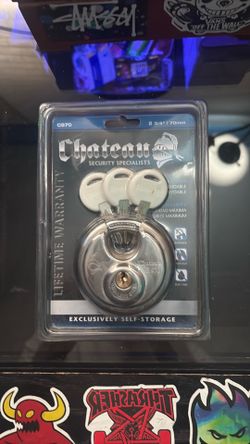 Heavy duty lock w/3 keys