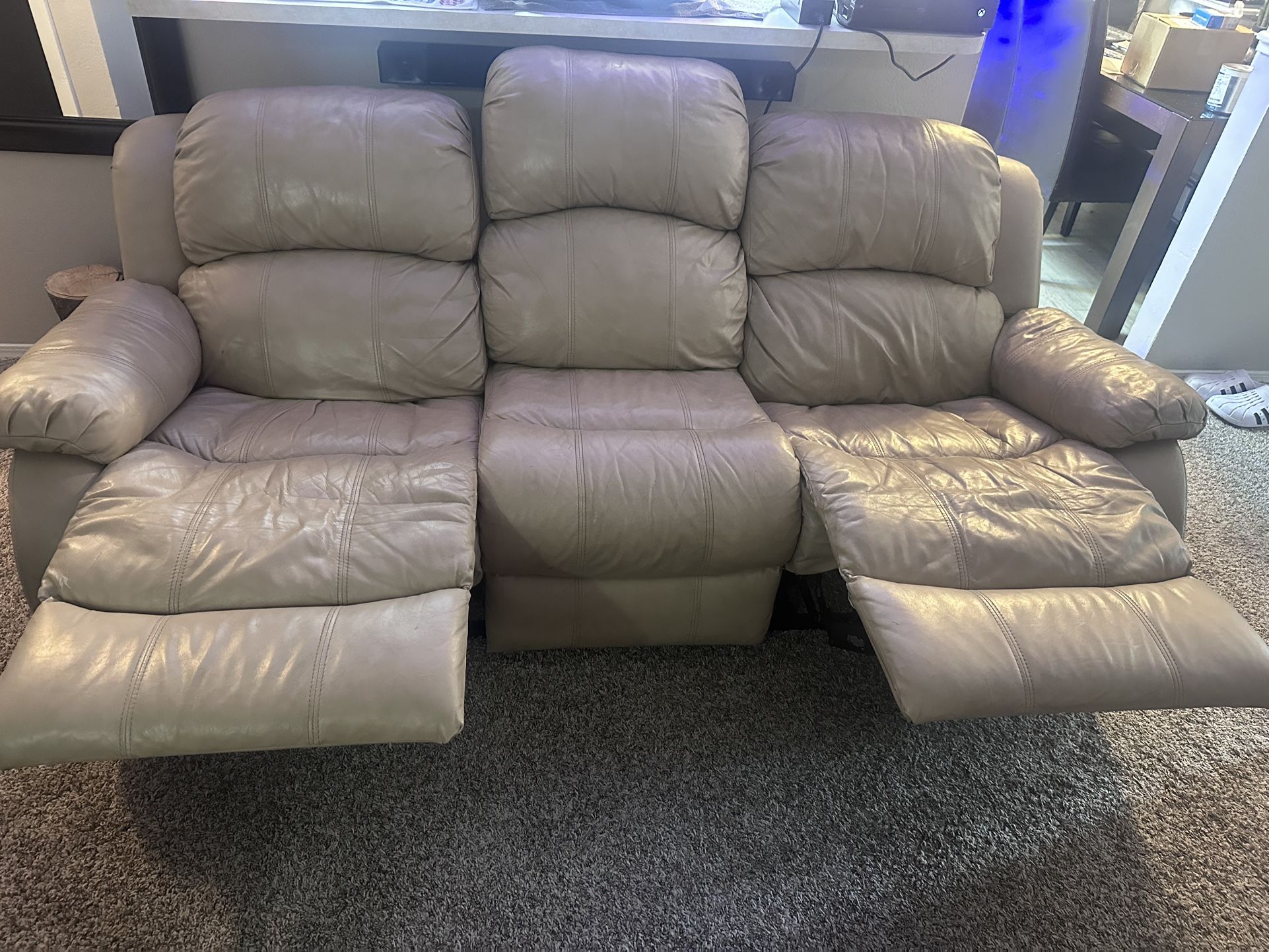 Leather Couch Recliner