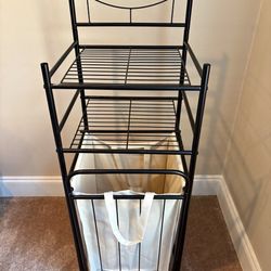 Laundry Hamper With Shelves