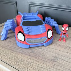 Spidey And Friends Car And Figurine