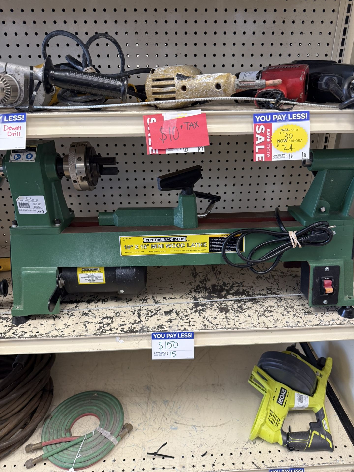 10”x18” Mini Wood Lathe