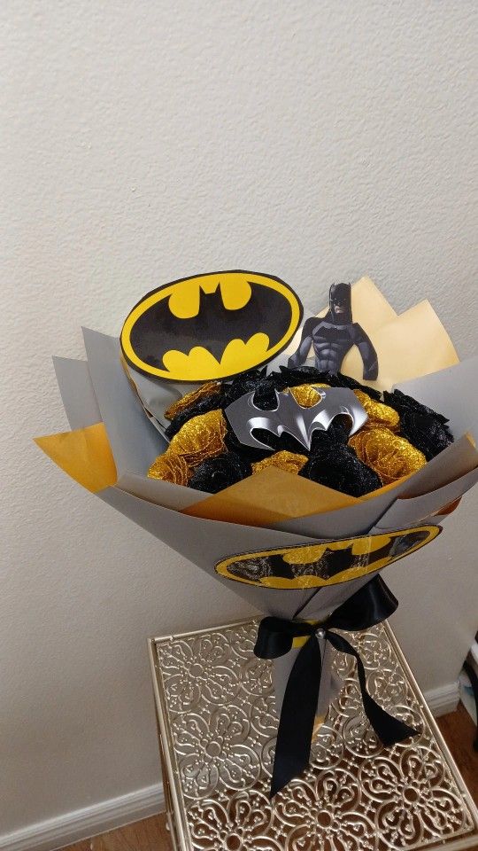 Batman Bouquet Eternal Flowers