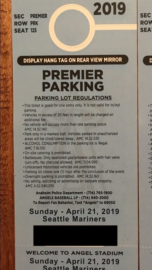 Angels Stadium Premier Parking this Easter Sunday April 4/21