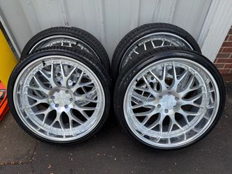 NEW 24x9 and 24x11 esko wheels wrapped in Lexani tires 6 lug 6x135.
