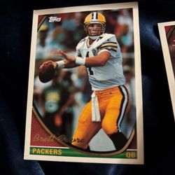 19 Card Lot - 1994 Topps - Brett Favre #530, Tom Rosen #397, John Jurkovic, Gold