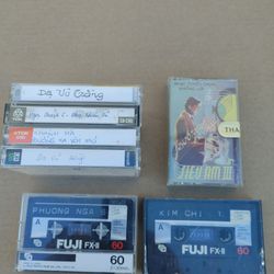 Lot of 7 Cassettes with Vietnamese Music