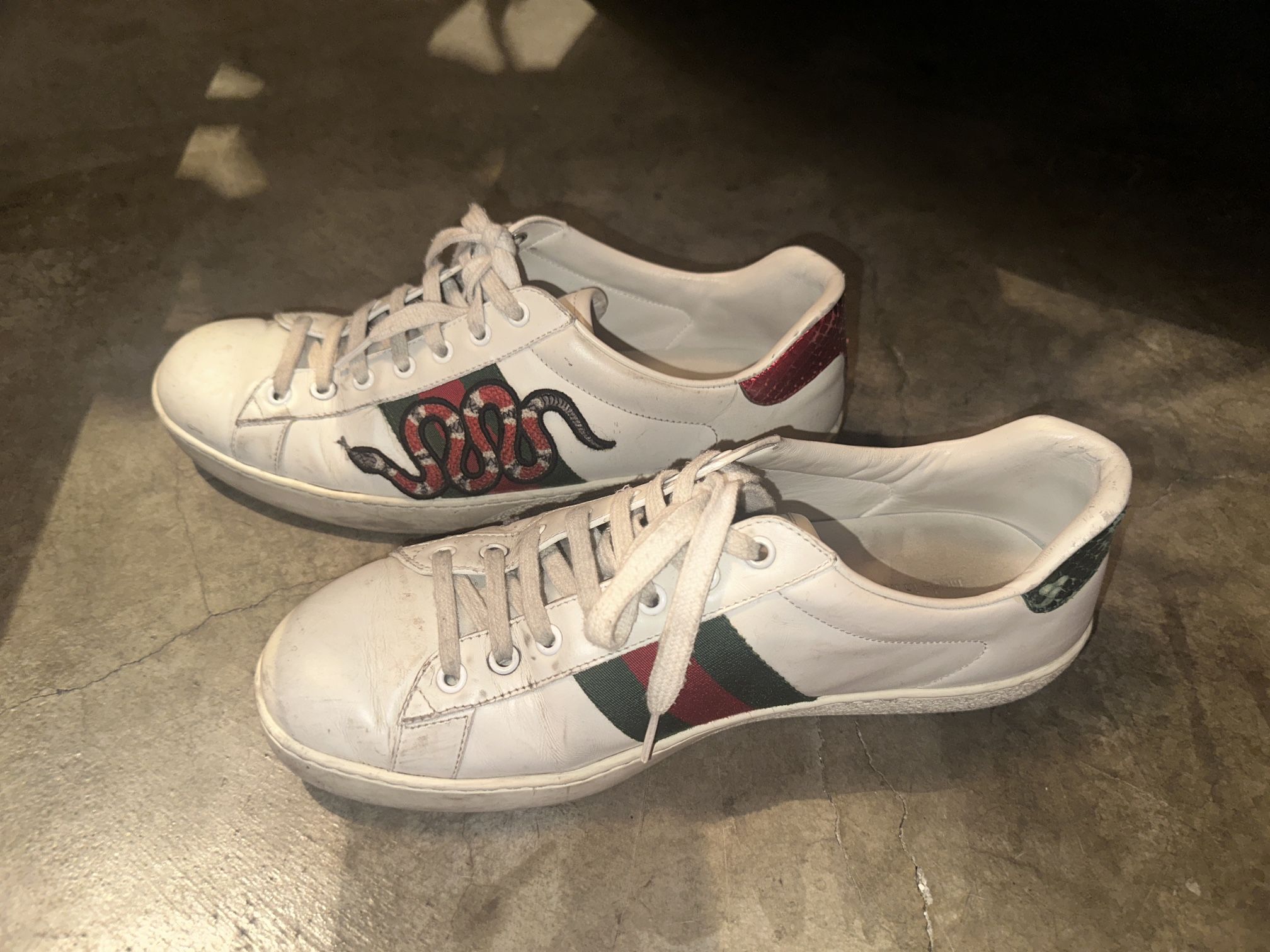 Gucci Ace Sneakers Size 10 Men’s Eu 43