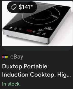 Duxtop induction portable