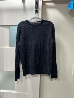 Tommy Hilfiger Men's Cable Knit Crewneck Sweater