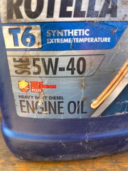 Shell Rotella T6 5W-40 Synthetic Diesel Engine Oil