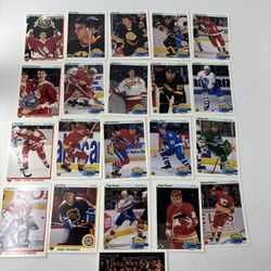 1990-91 Upper Deck Young Guns Lot Bure Fedorov + World Juniors 21 Cards Total