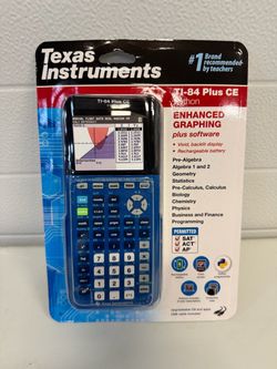 Texas Instruments TI-84 Plus CE Python Graphing Calculator