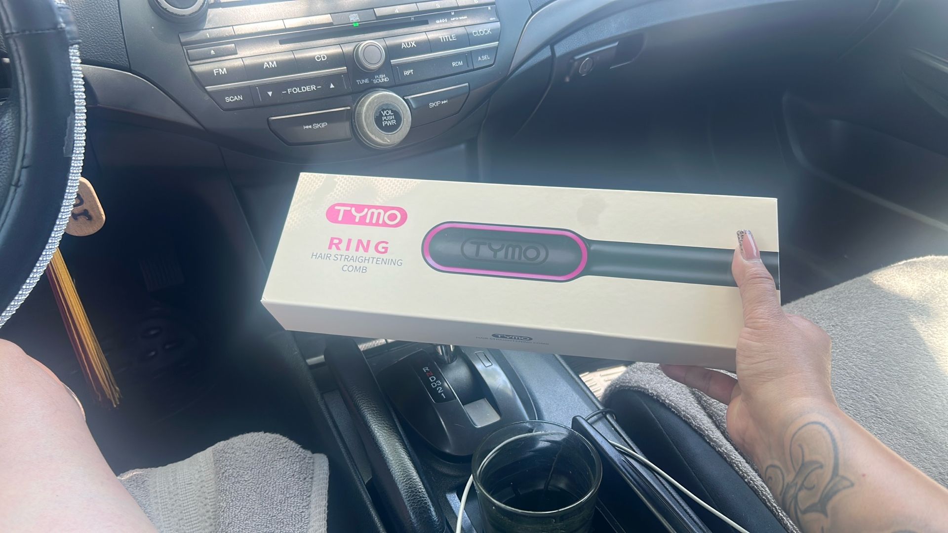 Ring Hair straightening Comb