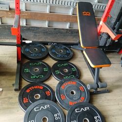 Full Squat Rack  For Bench Or Squat And Pull Up.