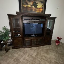 Wood Entertainment Center