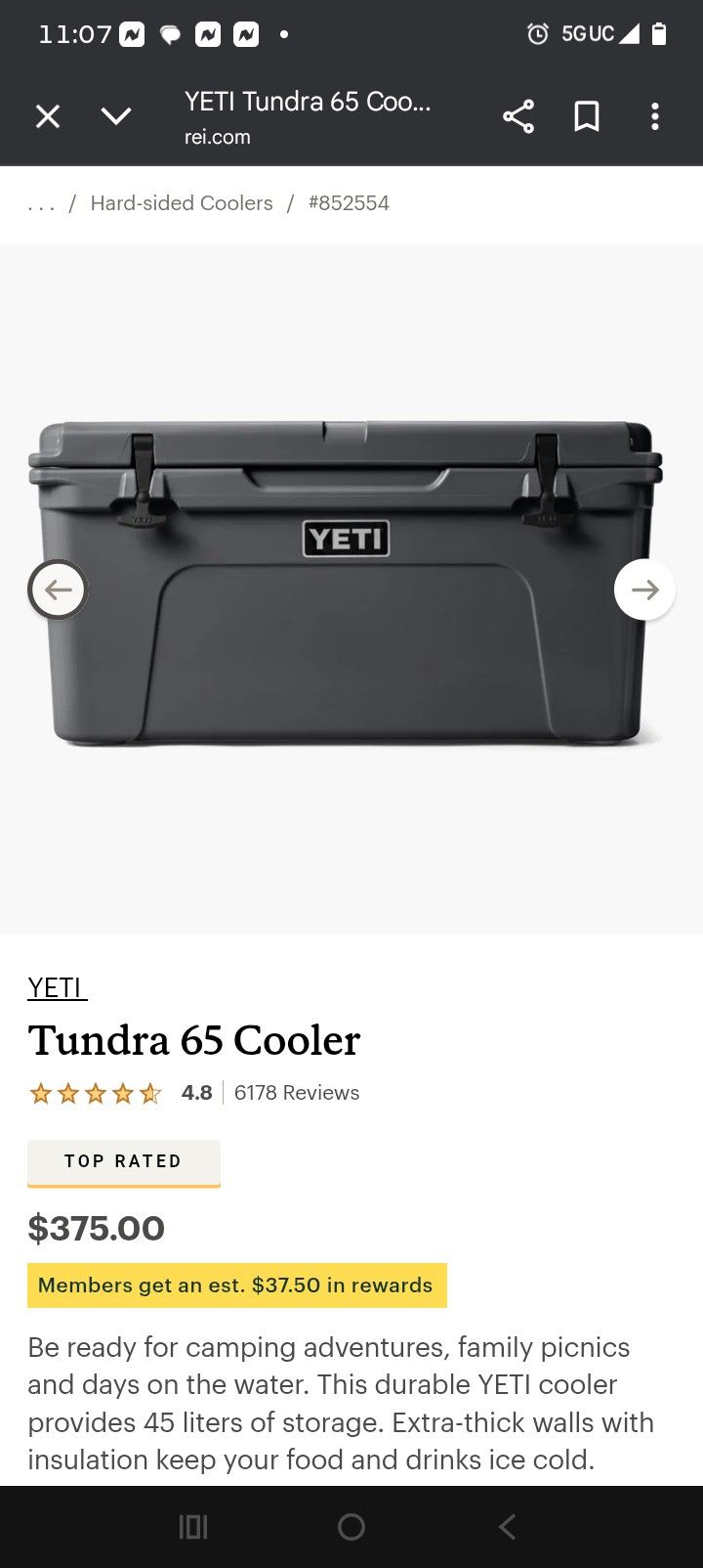 Yeti Cooler