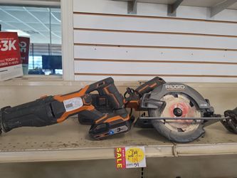 Ridgid, Reciprocating saw and circular saw set