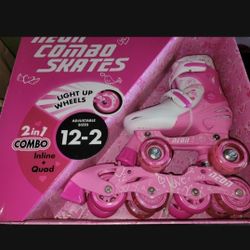NIB Combo Skates Adjustable Size 12-2