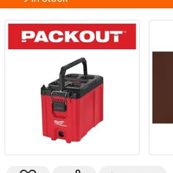Milwaukee Packout 10" Compact Portable Tool Box Brand New (Price Is Firm)