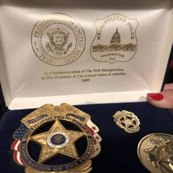 Obama Inaugural Badge Set